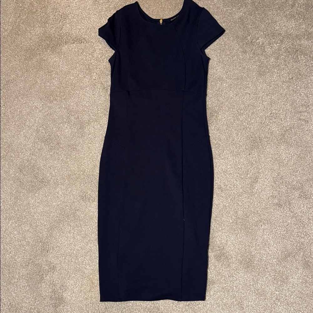 Felicity & Coco Navy Midi Dress